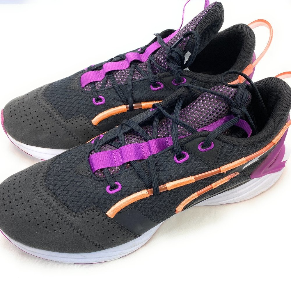PUMA Men's Ultra TRILLER Cross Trainer, Black-Byzantium US  9.5